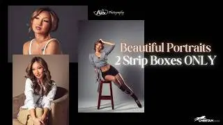 2 Strip Boxes Portrait Challenge | How I Did It