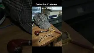 Detective costume accessories set