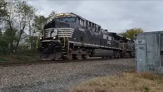 Norfolk Southern 11Z plus the new switch at Hudson Pa. and K81 at Taylor Yard Pa. Oct. 29 2021