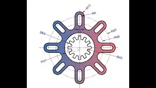 AutoCAD Practice Exercise 6  - 