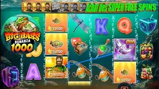 BIG BASS BONANZA 1000 Le retour ... des achats de BONUS SUPER FREE SPINS !