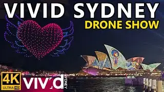 Vivid Sydney Drone Show [4K]