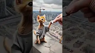 Ai+cat =🤖🐈 must watch!#Shorts #AICat #CatShorts #CuteCat #MeowMachine #FurryTech #AIFun #SmartCat