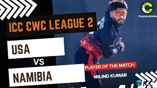 USA DOMINATES Namibia!  Huge 114-Run Win | ICC Cricket World Cup League 2.@iCaptainMedia