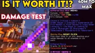 IS SOULWHIP WORTH OF BUYING!? ll SOULWHIP DAMAGE TEST! l BEST WEAPON? ll FAKEPIXEL SKYBLOCK ll
