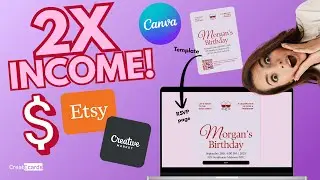 How to Sell Canva Digital Product Templates and 2x Your Income | CreatEcards