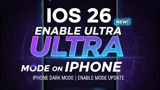 iOS 26 Enable ULTRA DARK MODE on iPhone | IPhone Dark mode | Enable Mode update | @RahishmobileAdda 