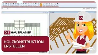 Holzkonstruktion erstellen und bearbeiten im 3D HAUSPLANER