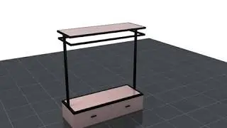 Fashion retail cloth store furniture design wooden clothing display shelf rack for sale