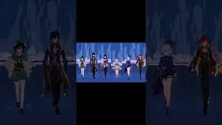 7 Archon Genshin Impact Walking Trend #genshinimpact #genshinimpactedit