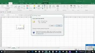 Insert or embed an Outlook mail in Excel
