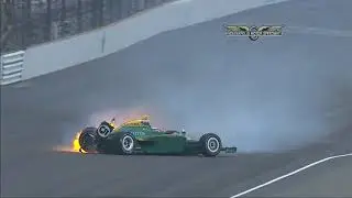 2010 Indianapolis 500 - Takuma Sato Crash (Practice)