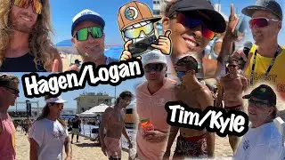 Hagen Smith Logan Webber v Tim Brewster Kyle Friend 2nd Set 2025 Hermosa Open #beachvolleyball