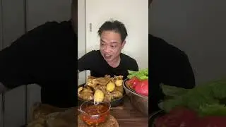 Mukbang ké móng heo tai heo ngon nhức nách