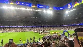 Real Madrid - Olympique de Marseille, Champions League Anthem 2025