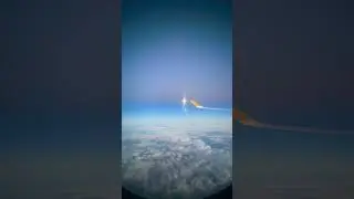Short sunset time lapse.#travel #explore #subscribe #sky #sunset #plane #airplane #sub #shorts #yt