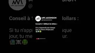 Conseil &agrave; 1Milliard de dollars💰💵 #business #leadership #foryou #entrepreneur #d&eacute;veloppementpersonnel
