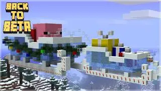 Building Ice Sculptures in Minecraft Beta