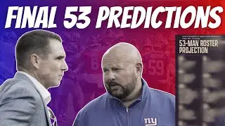 Jaxson Dart vs. Pats Film Room + Giants 53-man Roster Predictions
