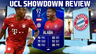 BEST BUNDESLIGA DEFENDER! 92 UCL SHOWDOWN ALABA PLAYER REVIEW! FIFA 20 ULTIMATE TEAM