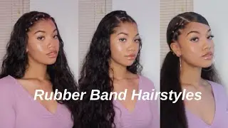 RUBBERBAND HAIRSTYLES TUTORIAL