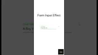 Shake Animation On Invalid Inputs using HTML and CSS | #shorts