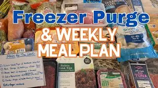 NO SPEND GROCERY HAUL & WEEKLY MENU: How I Stay On Budget