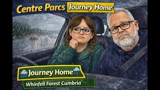 Centre Parcs Journey Home 🌧️ | Travel Day During Storm Amy | Whinfell Forest to Home
