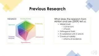 Replication Crisis: Is the Hexaco-60 scale flawed? - PSYC 311 Presentation