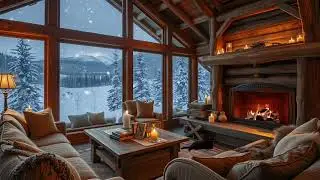 Winter Tranquility: Snowfall Views for Relaxation & Focus