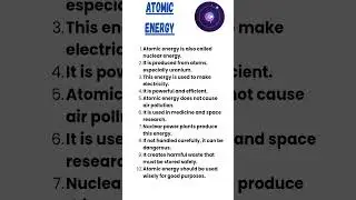 10 lines on Atomic Energy #atomicenergy #shorts