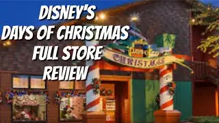 Disney&rsquo;s Days of Christmas Store in Disney Springs Full Store Tour
