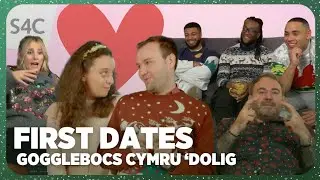 Dêt Nadolig - Isaac & Rhiannon - Festive First Dates ❤️ | Gogglebocs Cymru 'Dolig🎄 | S4C