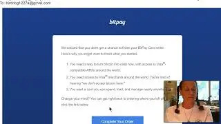 EZ Bitcoin to Dollars Cashed at ATM Bitpay Card VISA CryptoBirdDog