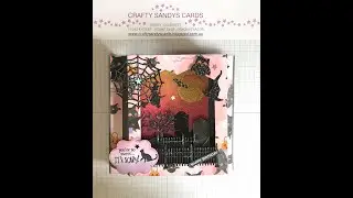 Frightfully Cute - Pop Up Shadow Box Card - Stampinup