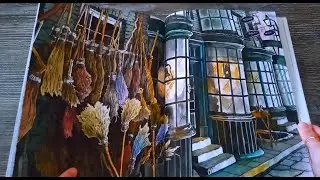 Коллекция моих раскрасок 2021 - #3. Ботаника, магия, лес и земля, океан, пейзаж, времена года