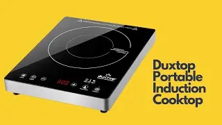 Duxtop Portable Induction Cooktop, High End Full Glass Induction Burner with Sensor Touch