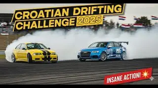 EPIC Tire Smoke & Adrenaline! 🔥 #CroatianDriftingChallenge2025