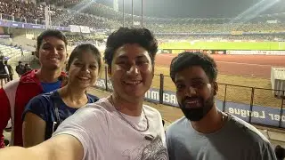 Football match between Bengaluru FC vs Kerala Blasters. Amazing crowd 🔥