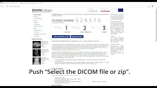 DICOM Library: upload, anonymize, view, share and download anonymized DICOM files online