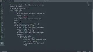 Leetcode 95. Unique Binary Search Trees II in Python | Python Leetcode | Python Coding Tutorial