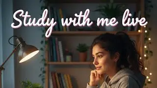 🔴 LIVE 📖📚🫅 🔥STUDY WITH ME Day (19/24)#NEET#UPSC🕙🌹🌼🌺🪷🌷🏵️