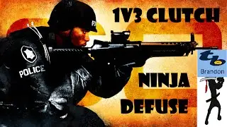 CS:GO - 1v3 Clutch | Ninja Defuse