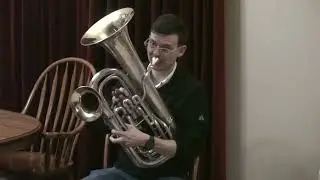 1924 Conn 5 Valve Double Bell Euphonium demo (Conn 92I New Wonder Euphonium ?)