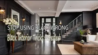 From Ordinary to Luxury | Black Interior Design Tricks Designers Actually Use