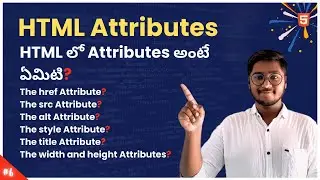 HTML Attributes Explained in Html Telugu Tutorial | What is Attribute in Html | #html #attribute