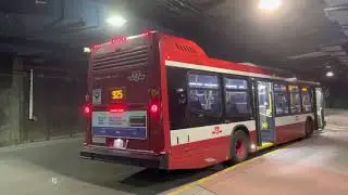TTC Night Nova Bus Ride - 925 Don Mills Express #8701 from Don Mills Stn to Finch East 12/5/2022