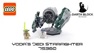 Darth Block Builds Yoda's Jedi Starfighter 75360 from Lego Star Wars