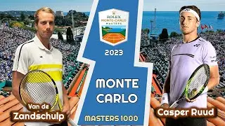 Botic Van de Zandschulp vs Casper Ruud ROLEX MONTE CARLO MASTERS 1000