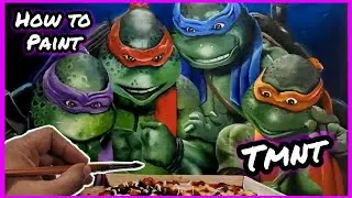 Painting The Teenage Mutant Ninja Turtles